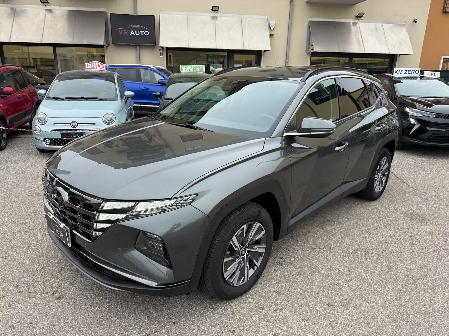 Hyundai TUCSON HYBRID 1.6 hev Xline 2wd Autom. promo Fin Grigio - 1