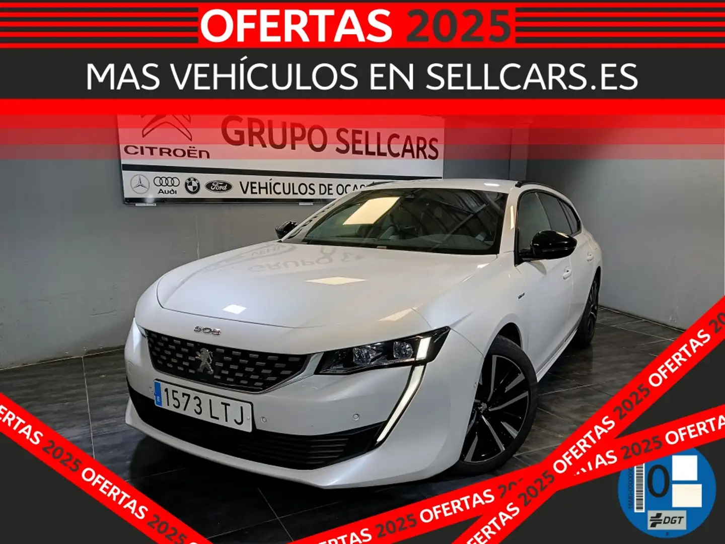 Peugeot 508 SW Hybrid 225 GT Pack e-EAT8 Bianco - 1