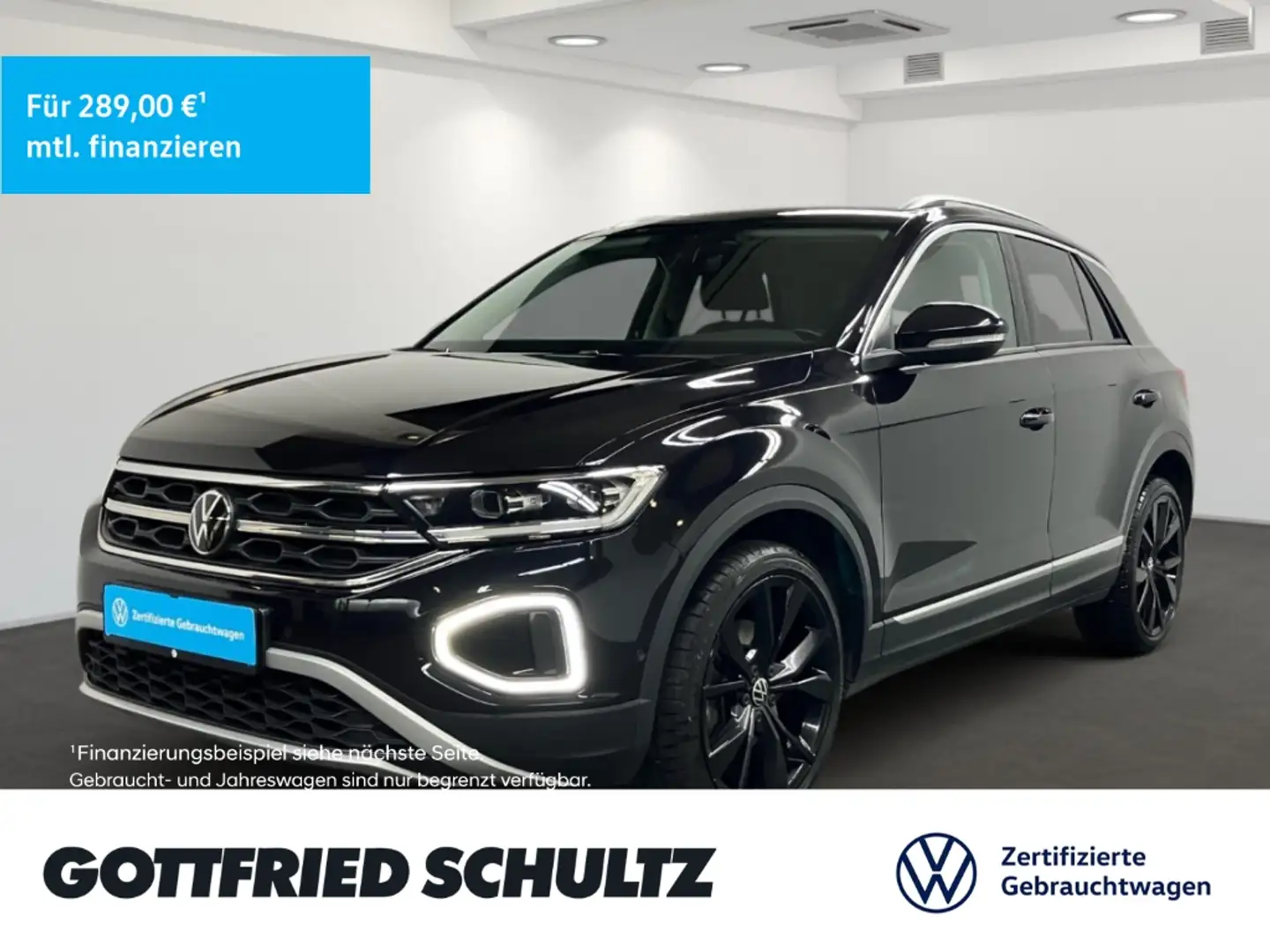 Volkswagen T-Roc 2.0 TDI DSG NAV ACC SHZ STANDHZ Style Schwarz - 1