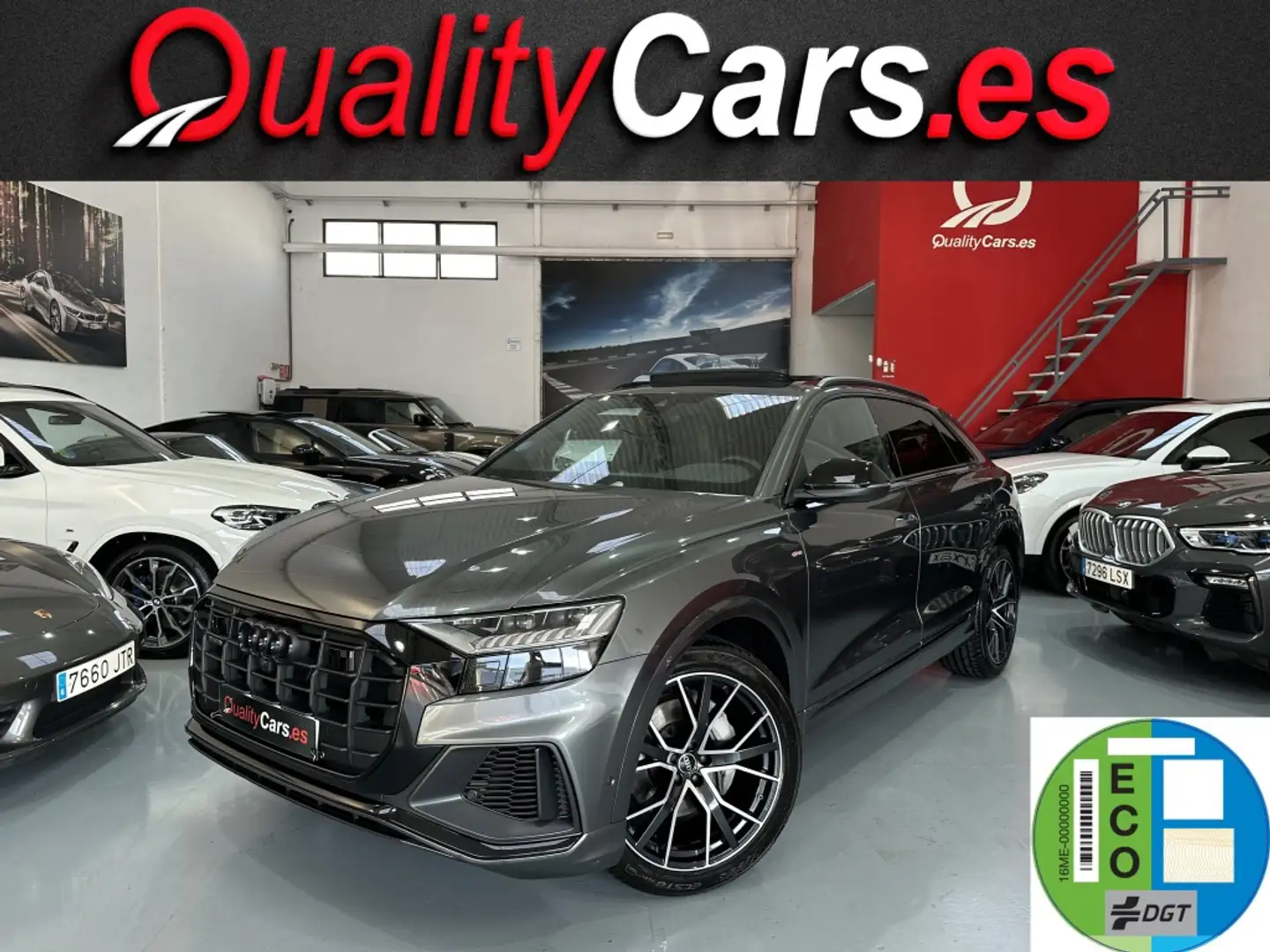 Audi Q8 50 TDI Black line plus quattro tiptronic Gris - 1