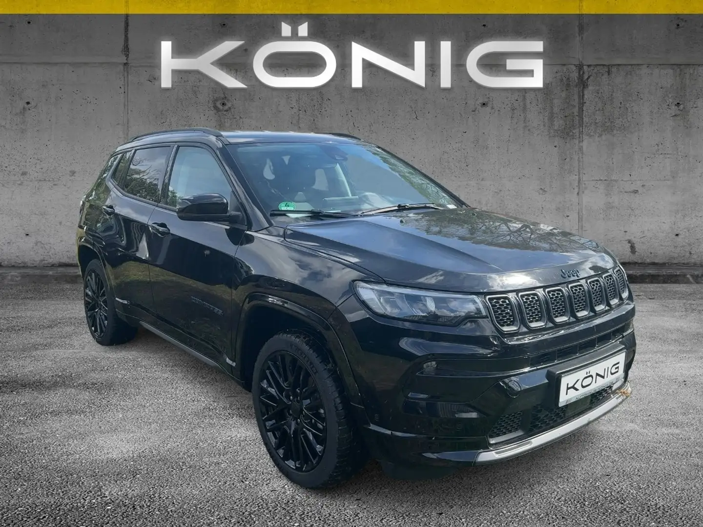 Jeep Compass 1.3 PHEV S 4WD Automatik Klimaautomatik Negro - 2