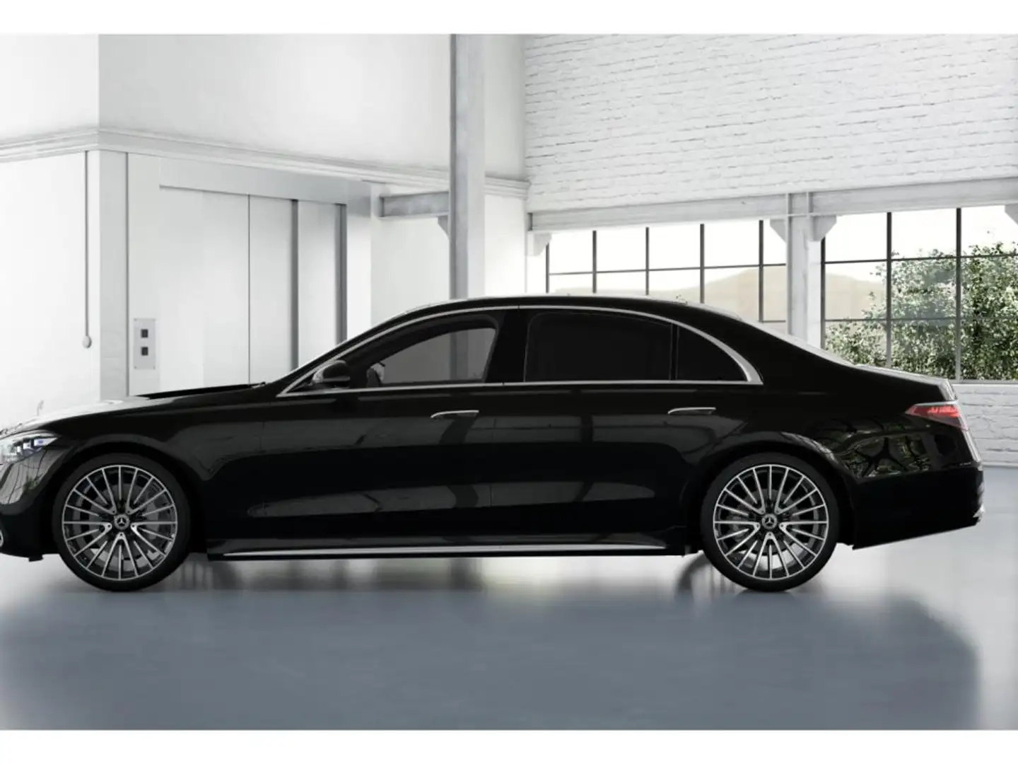 Mercedes-Benz S 450 d 4MATIC Limousine Langversion AMG MBUX Schwarz - 2