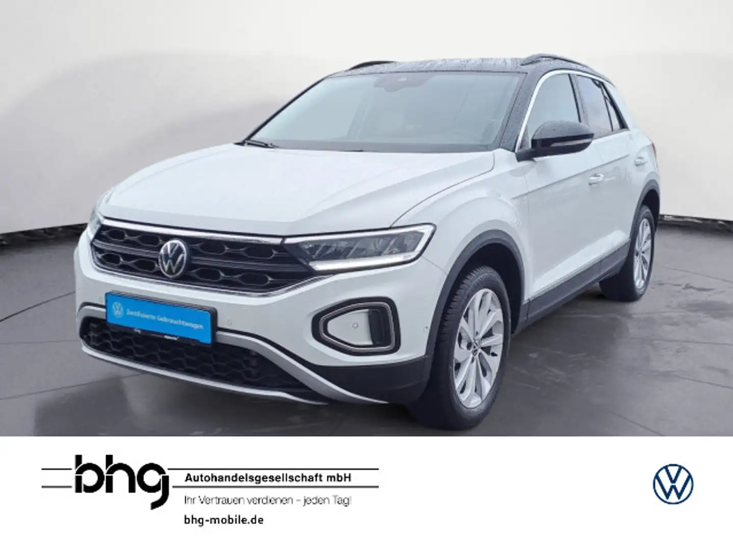 Volkswagen T-Roc 1.5 TSI DSG LaneAssist LED Sitzhzg Virtual Weiß - 1