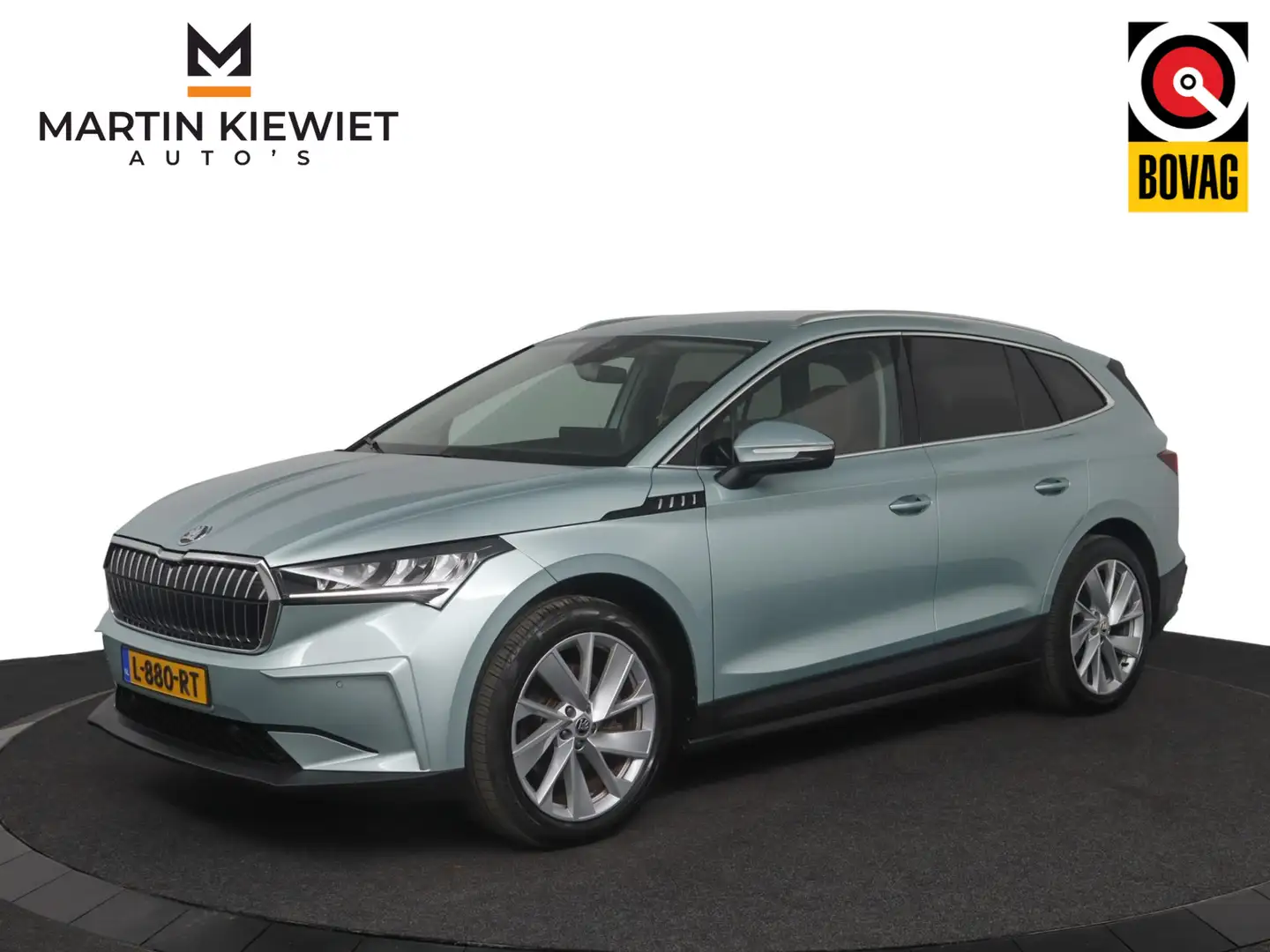 Skoda Enyaq iV 80|SOH 93%|Leder|20" velgen|LED Grijs - 1