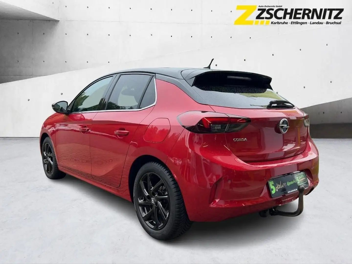 Opel Corsa F 1.2 Turbo Elegance AHK*Navi*SHZ*Kam. Rood - 2