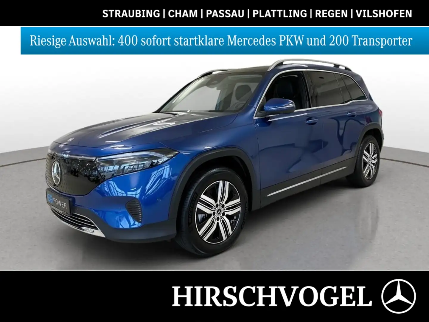 Mercedes-Benz EQB 350 4M Progressive+Pano+MBUX+Navi-Prem+360°K Bleu - 1