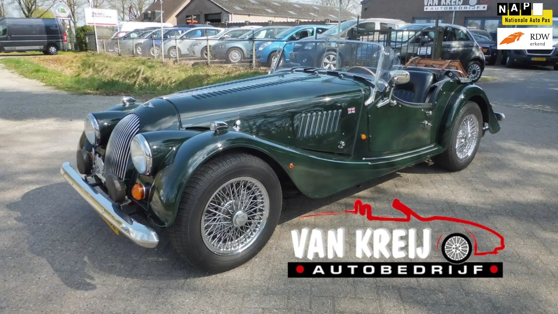 Morgan 4/4 1.8 2-seater, Leder, 1e eigenaar, 50150km+Nap Groen - 1
