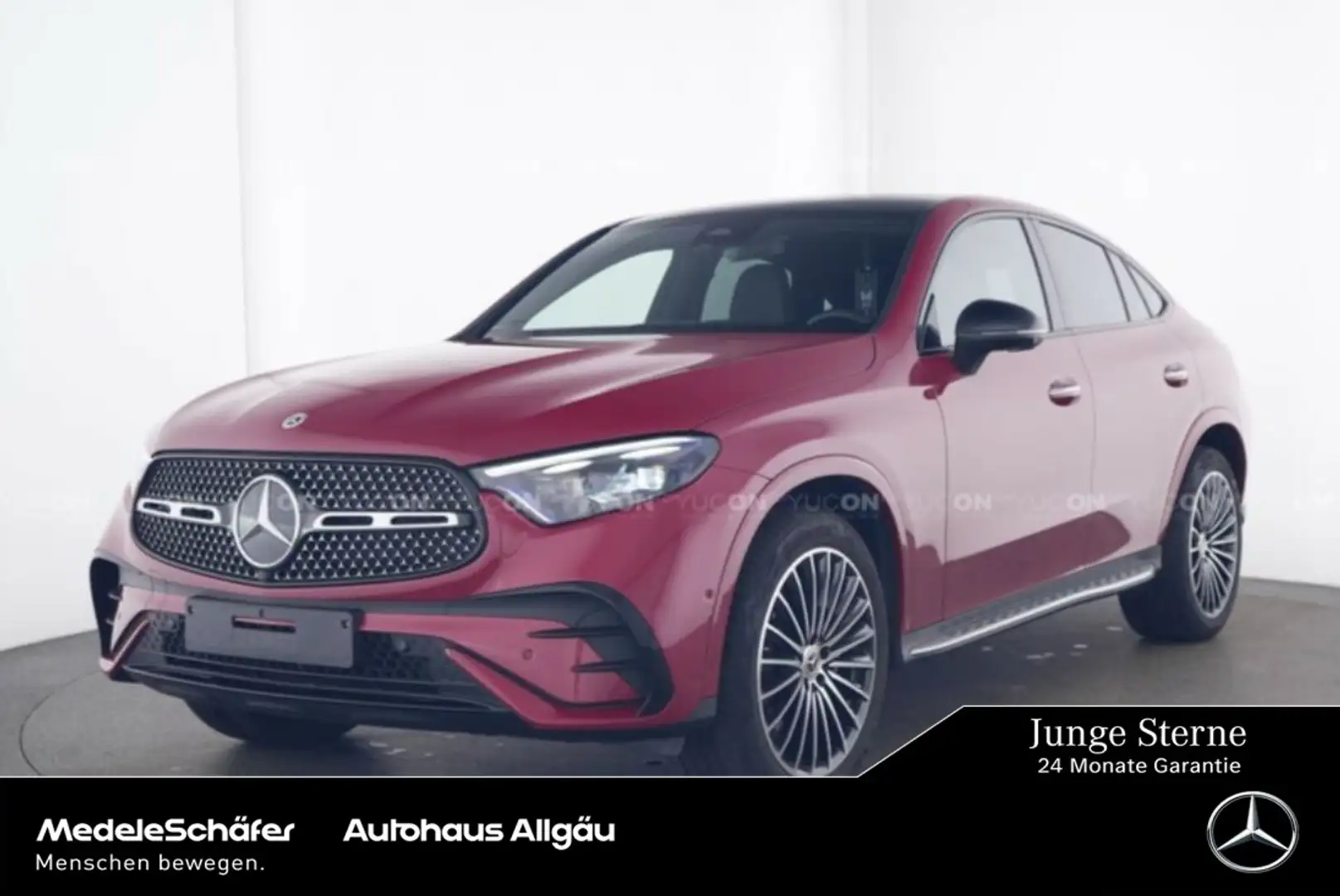 Mercedes-Benz GLC 300 GLC 300 d 4M AMG Night 20" Airm HA-Lenkung 360° Rot - 1