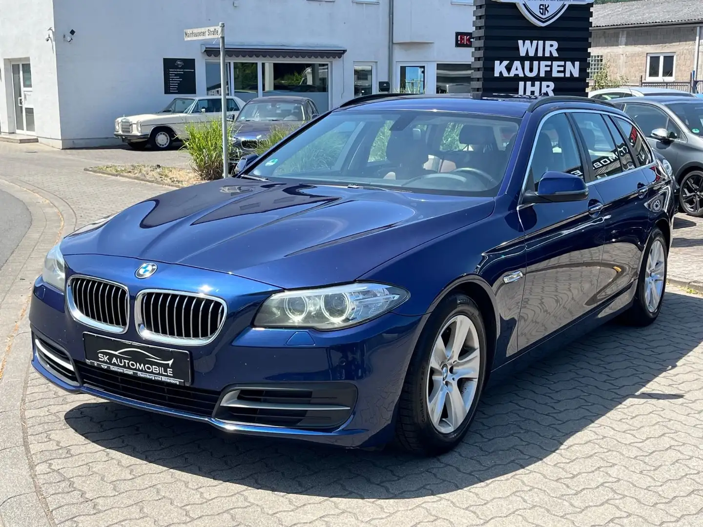 BMW 520 d NAVI-BiXENON-LEDER-ZIMT-SHZG-EL.SITZE Blau - 2