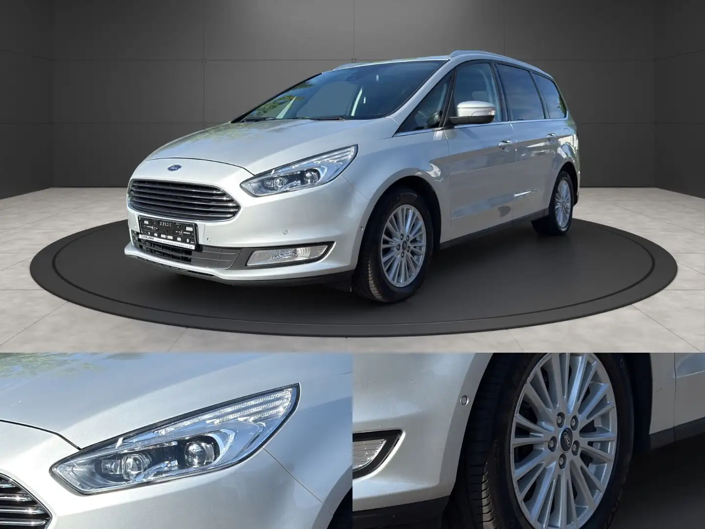 Ford Galaxy Titanium LED AHK Automatik RFK keyless srebrna - 1