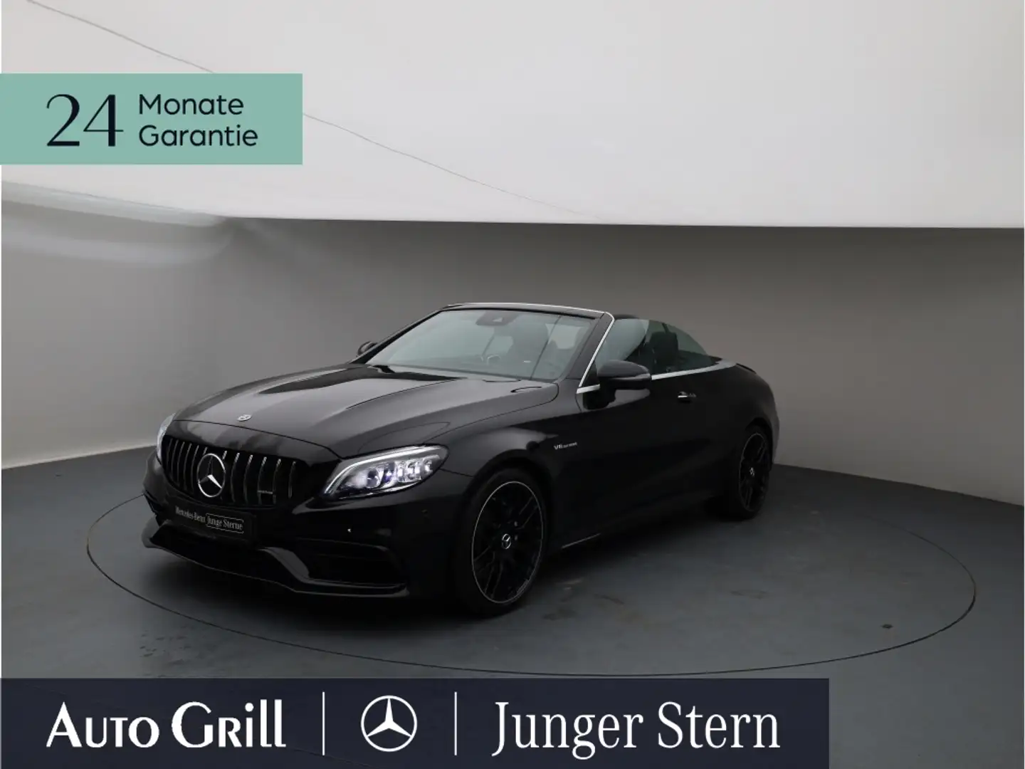 Mercedes-Benz C 63 AMG Cabrio V8 Night Multib KeyGO Perf-AGA Noir - 1