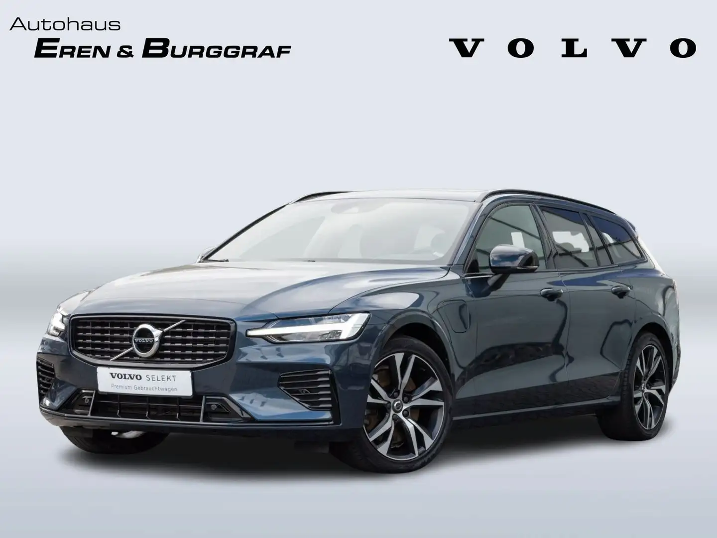 Volvo V60 T6 AWD R-Design Recharge PHEV Blu/Azzurro - 1
