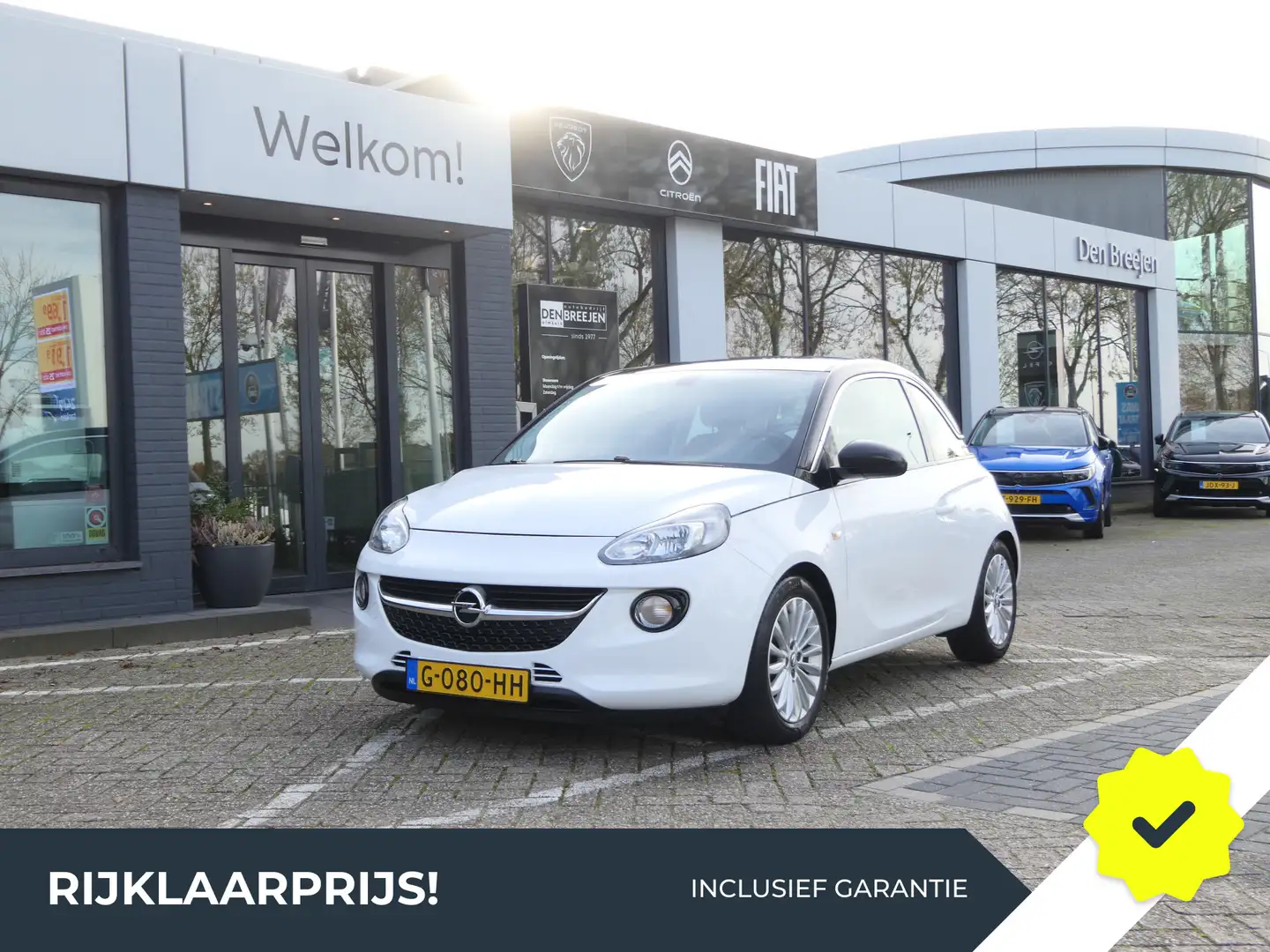 Opel Adam 1.0 Turbo BlitZ | Parkeersensoren | IntelliLink Blanc - 1