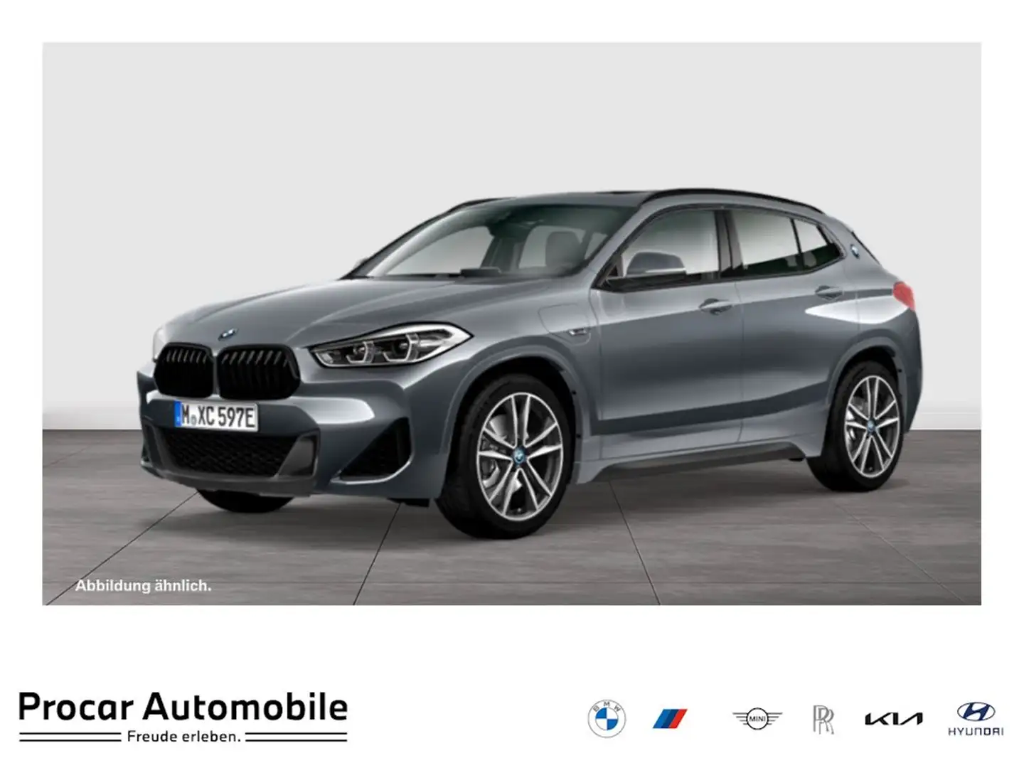 BMW X2 xDrive25e M Sport HUD PANO RFK NAVI LED LM Grau - 1