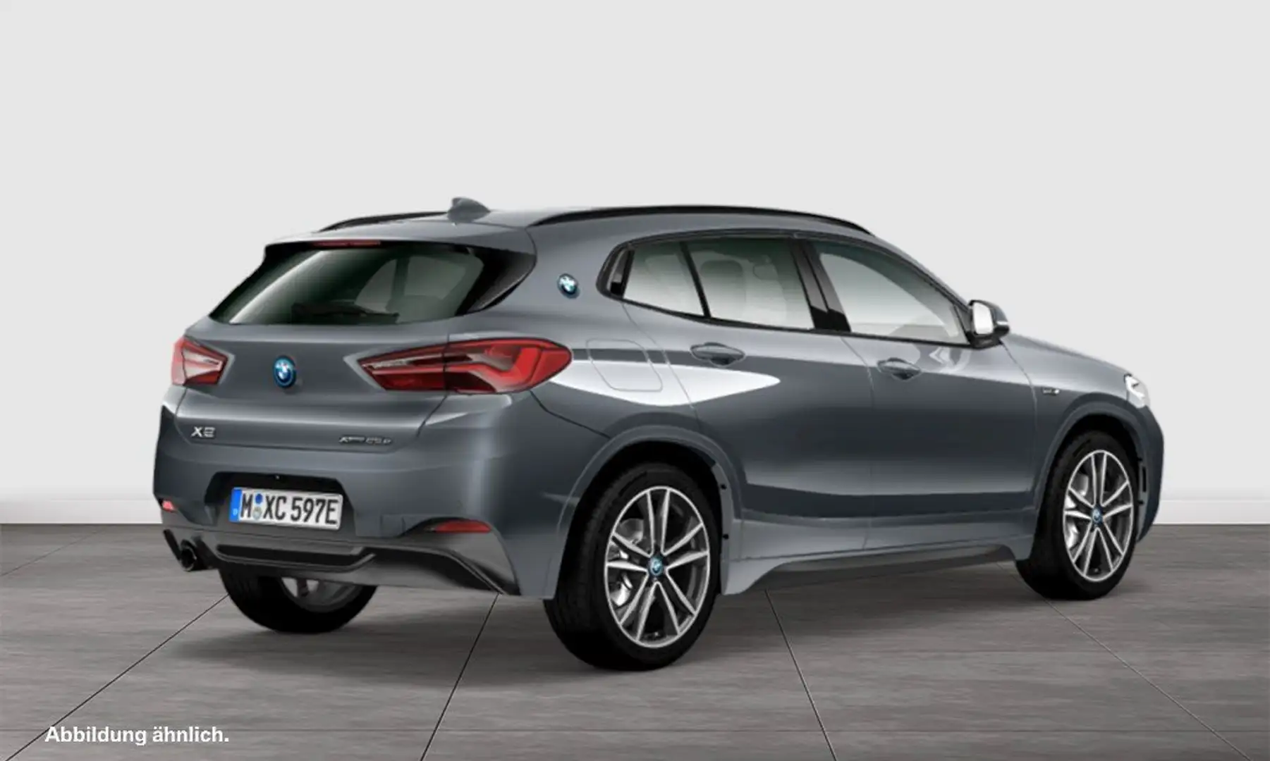 BMW X2 xDrive25e M Sport HUD PANO RFK NAVI LED LM Grau - 2