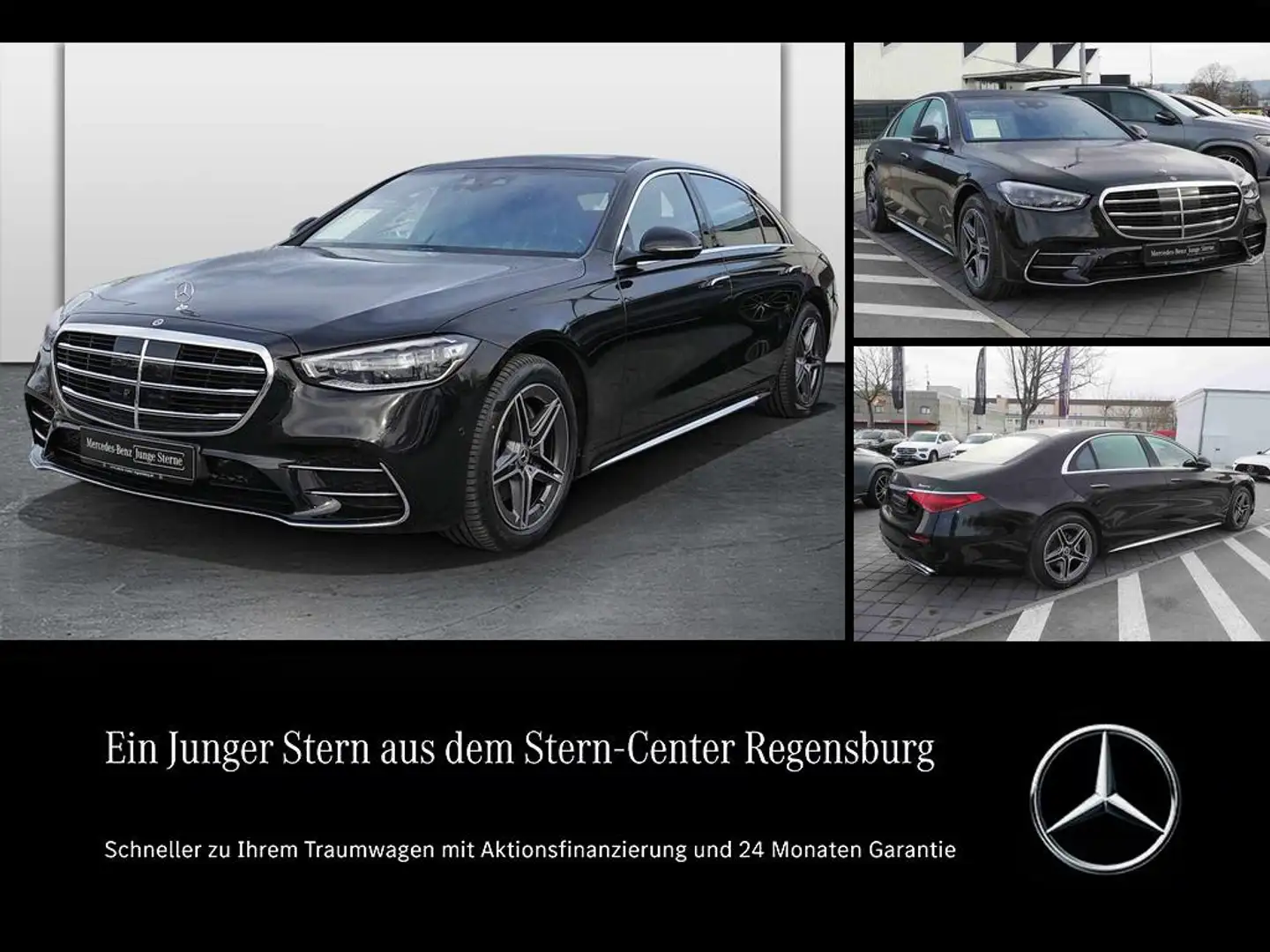 Mercedes-Benz S 450 d 4M lang AMG+HUD+PANO+MASSAGE+DIGITAL LED Noir - 1