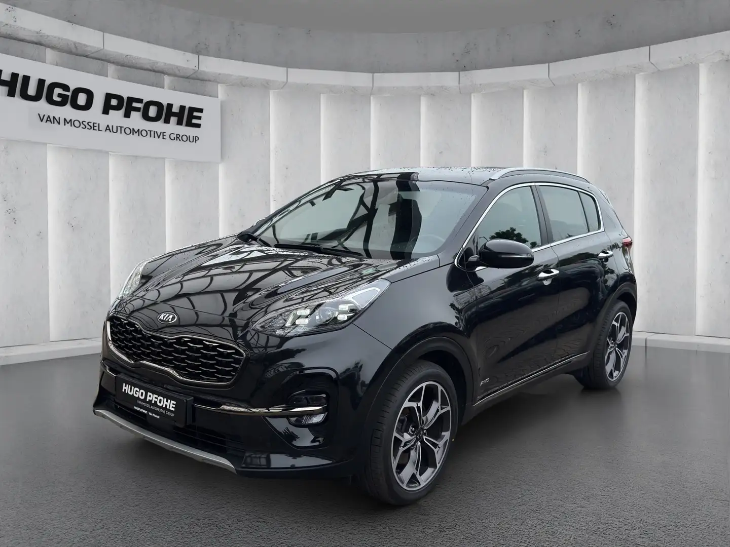 Kia Sportage 2.0 CRDi Mild Hyb. GT | PDC hi | Klimaautomatik | Schwarz - 1
