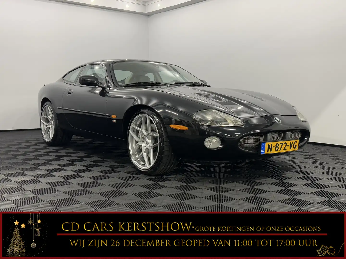 Jaguar XKR 4.2 V8 Coupé Leder, Parkeer sensoren, Clima, 396 P Negro - 1