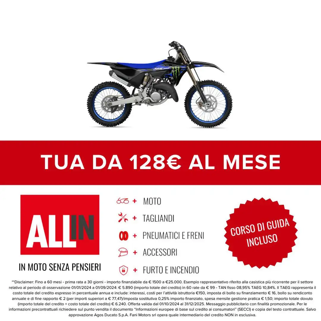 Yamaha YZ 125 MonsterEnergy White - 2