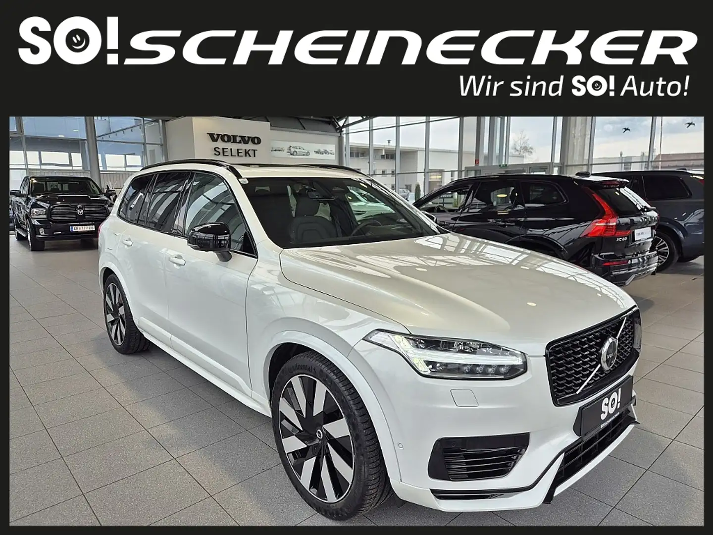 Volvo XC90 T8 AWD Recharge PHEV Ultimate Dark Geartronic Weiß - 1
