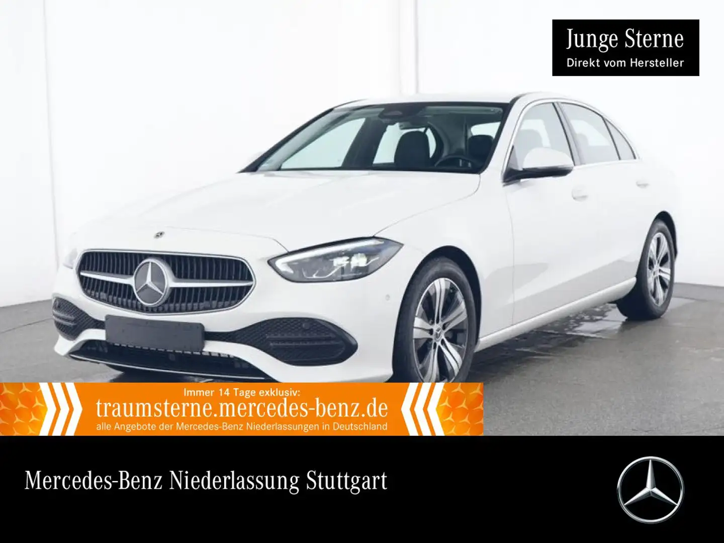 Mercedes-Benz C 200 AVANTG+LED+KAMERA+KEYLESS+9G Blanco - 1
