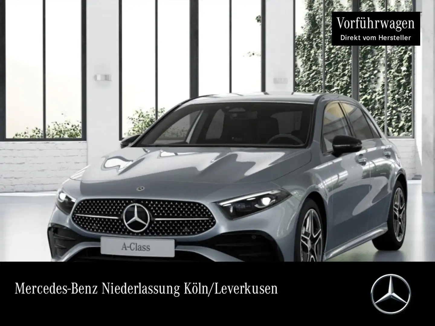 Mercedes-Benz A 200 AMG+NIGHT+MULTIBEAM+KAMERA+TOTW+KEYLESS+7G Silber - 1