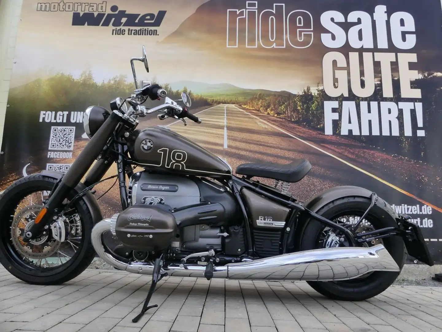 BMW R 18 B ROWN SUGAR BOBBER Custom Umbau!! - 1