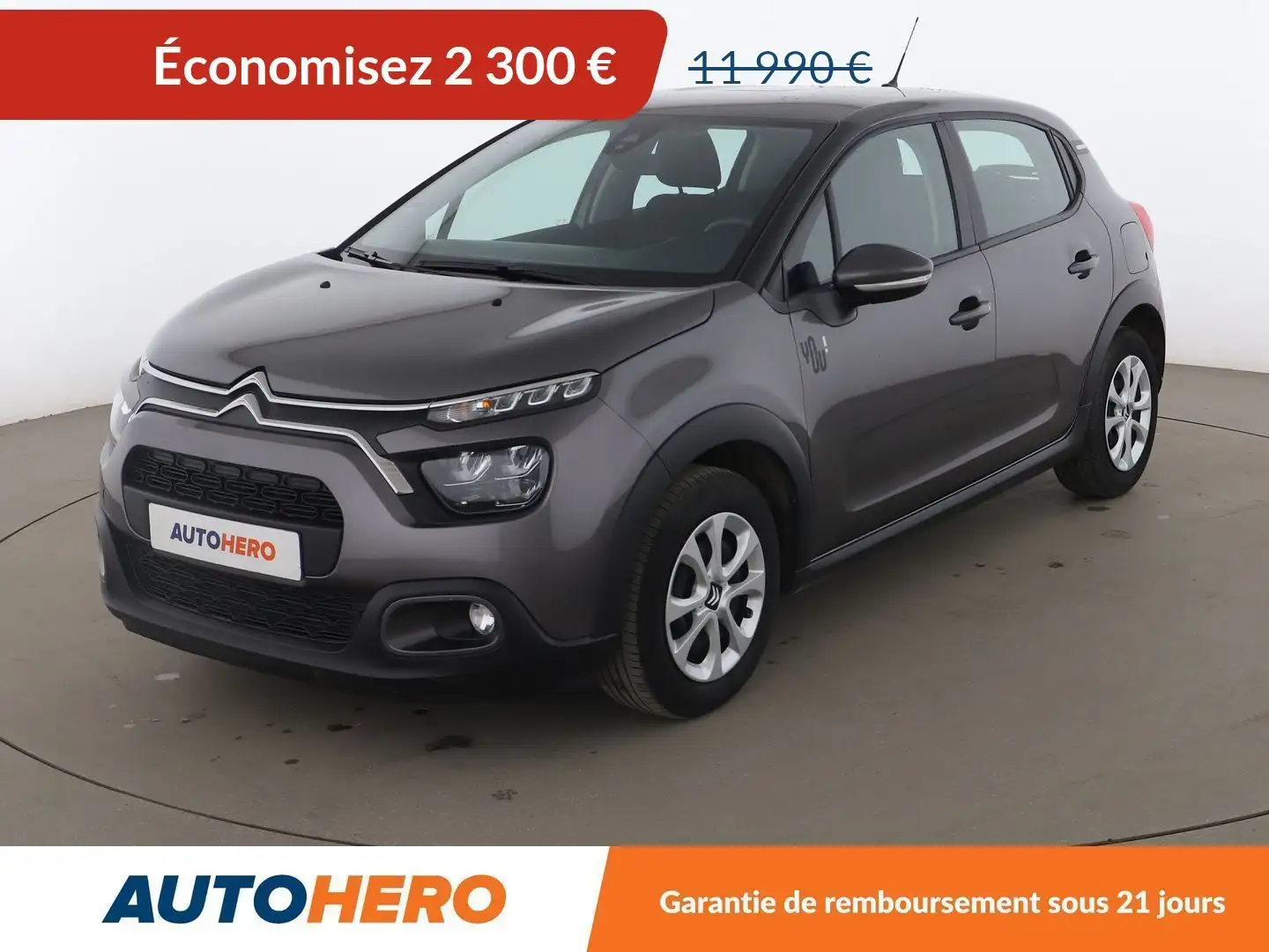Citroen C3 1.2 PureTech You Gris - 1