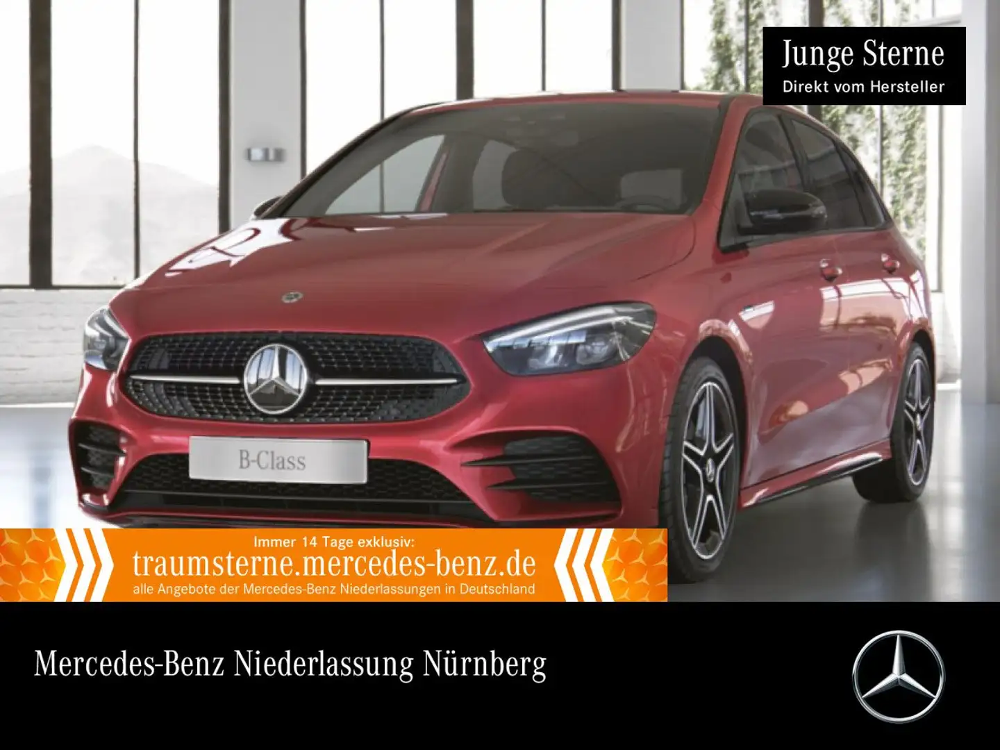 Mercedes-Benz B 250 e EDITION 2020+AMG+NIGHT+LED+KAMERA+TOTW+8G Rood - 1