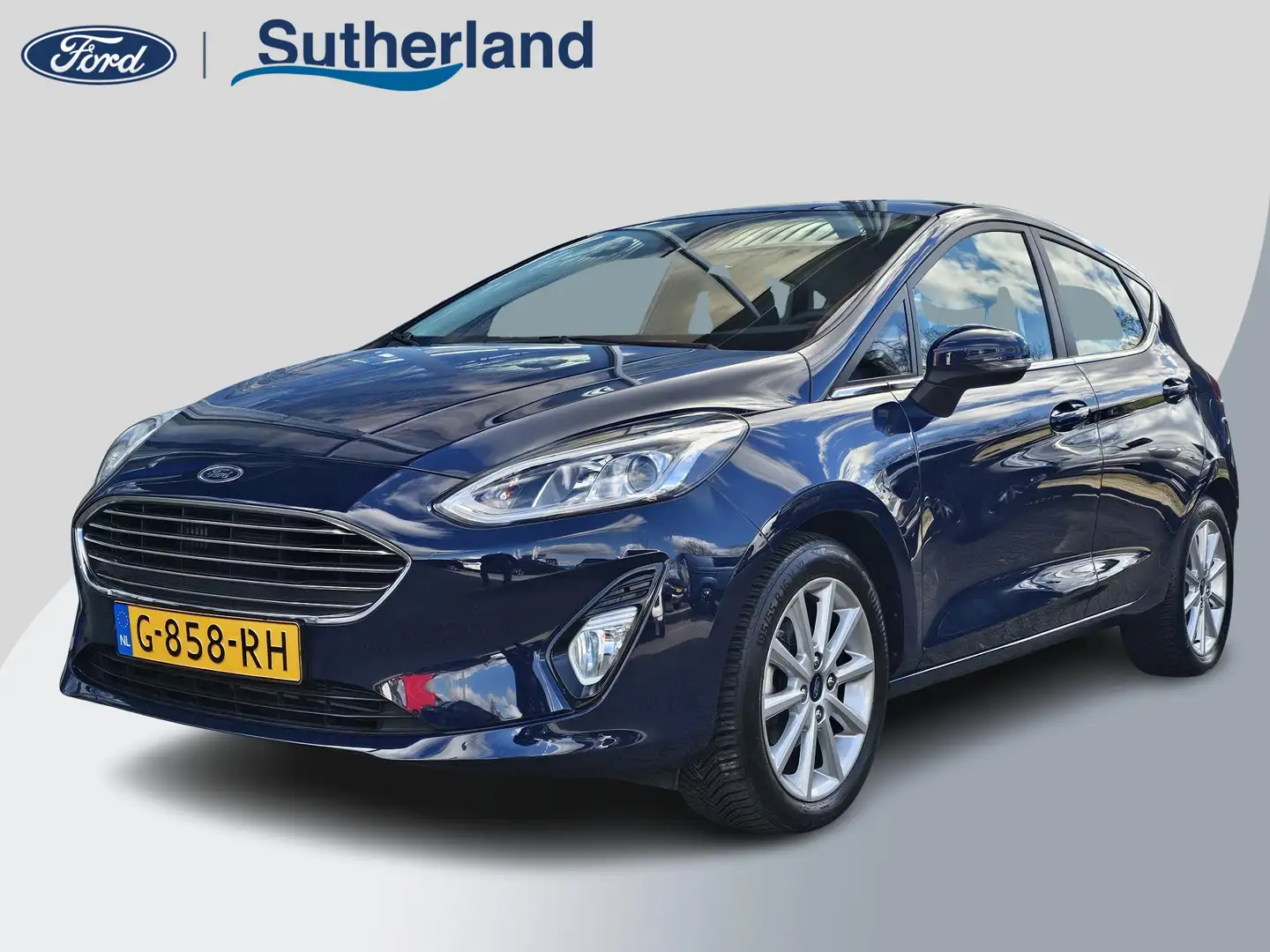 Ford Fiesta 1.0 EcoBoost Titanium | Automaat | Apple carplay/A Bleu - 1