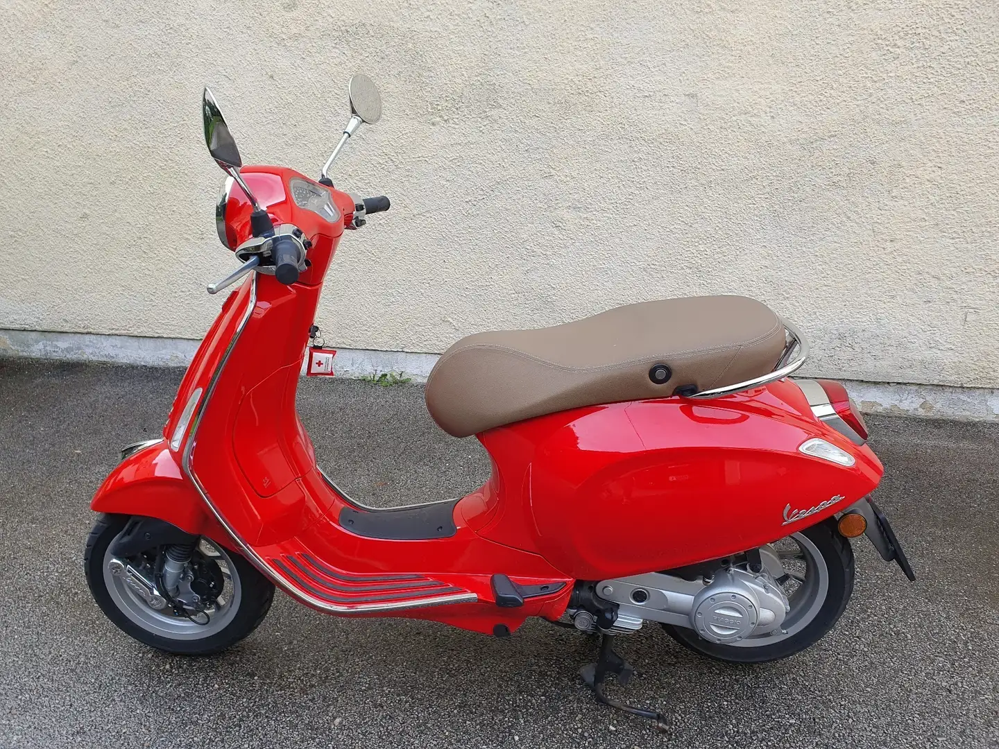 Vespa Primavera 50 Czerwony - 2