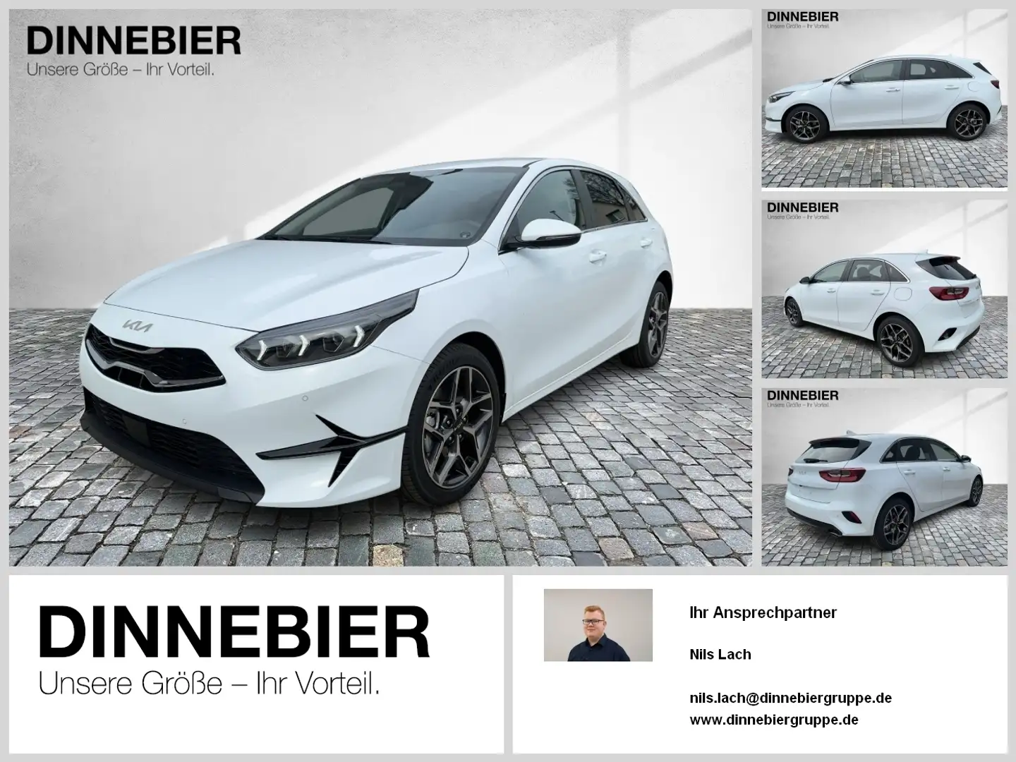 Kia Ceed / cee'd CEED Ultimate Edition 1.5T LED+Kamera+Navi Blanc - 1