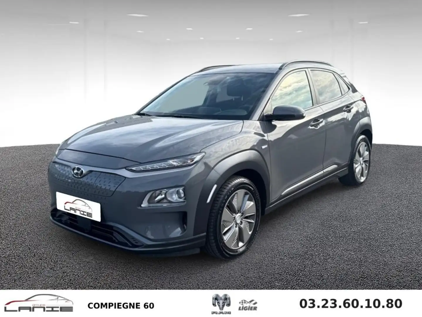 Hyundai KONA ELECTRIC Electrique 64 kWh - 204 ch Creative Grigio - 1