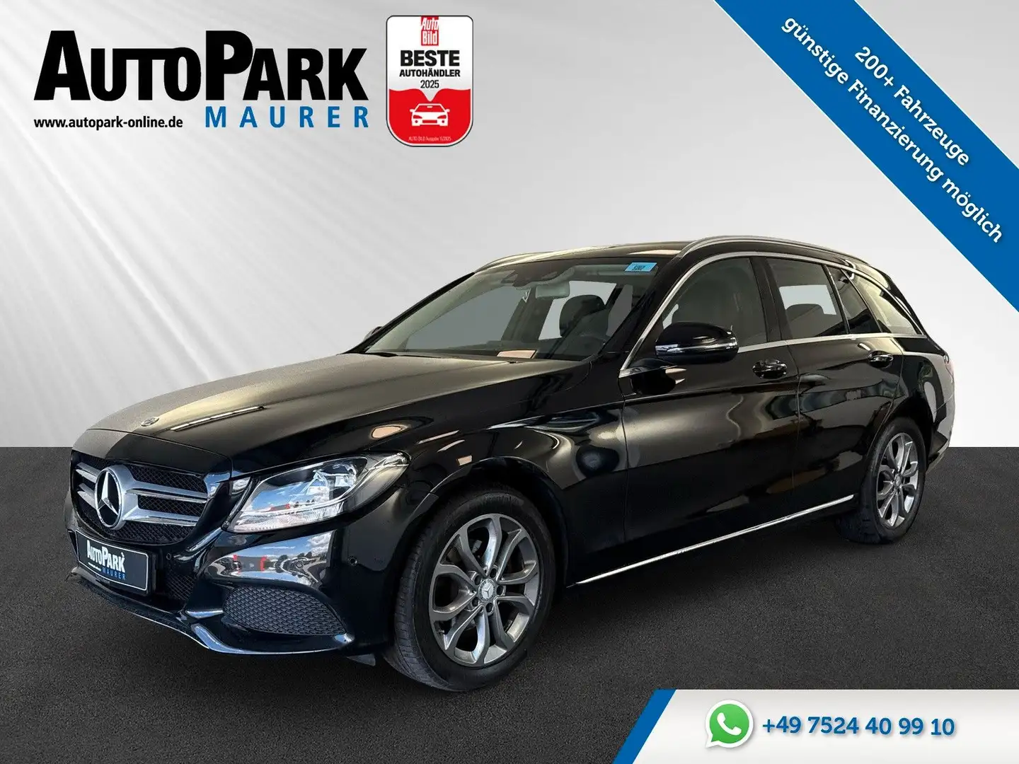 Mercedes-Benz C 180 T CGI Avantgarde*LED*Navi* Чорний - 1