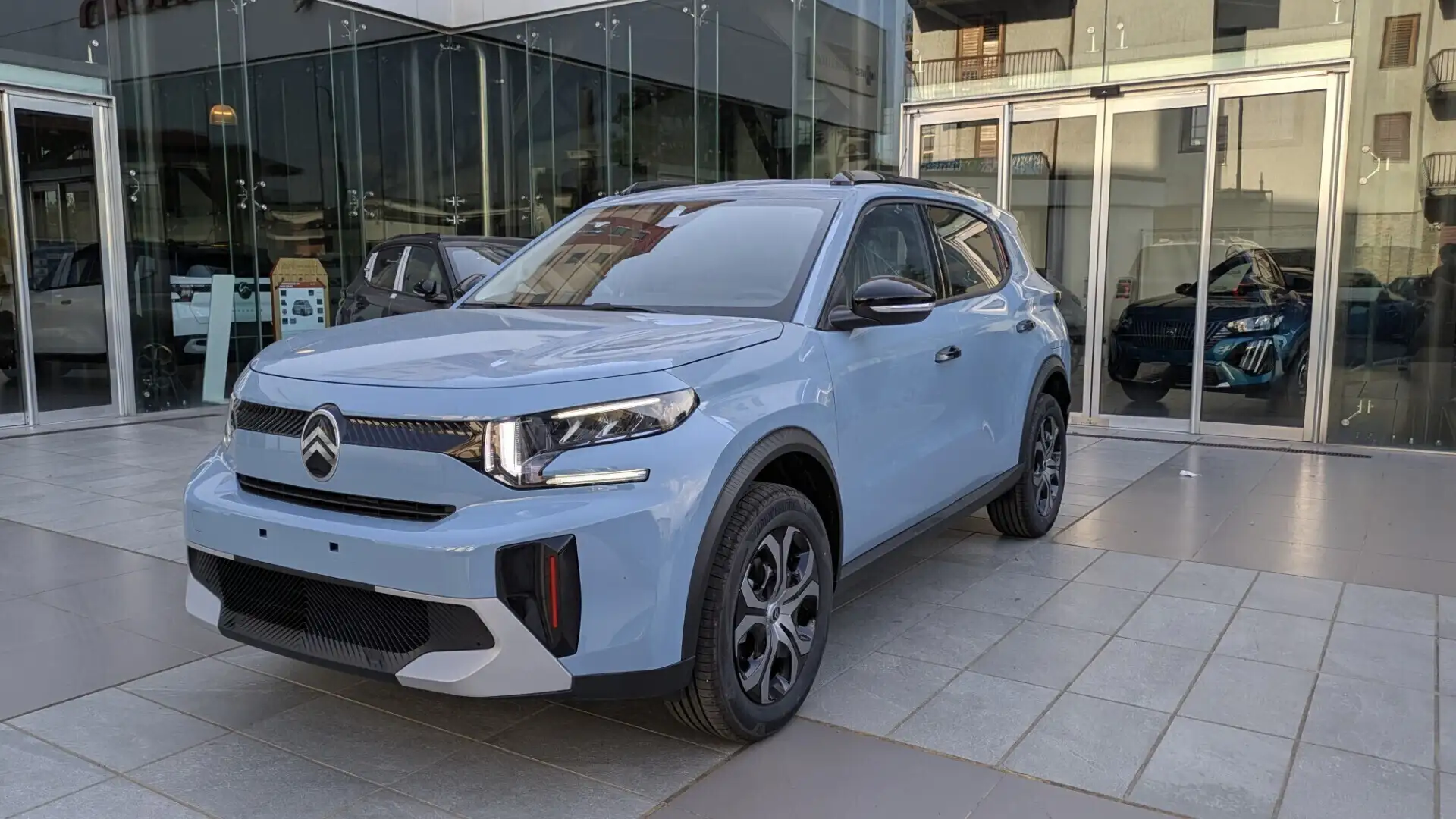 Citroen C3 Aircross Turbo 100 Plus Blu/Azzurro - 1