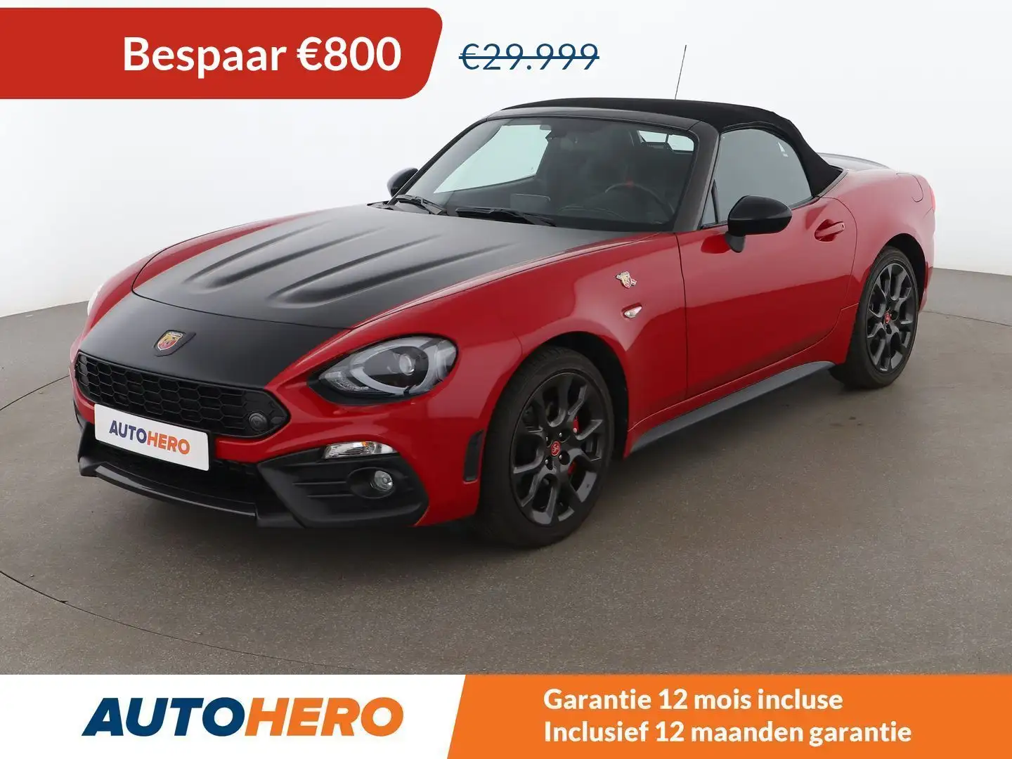 Abarth 124 Spider 1.4 Turbo Zwart - 1