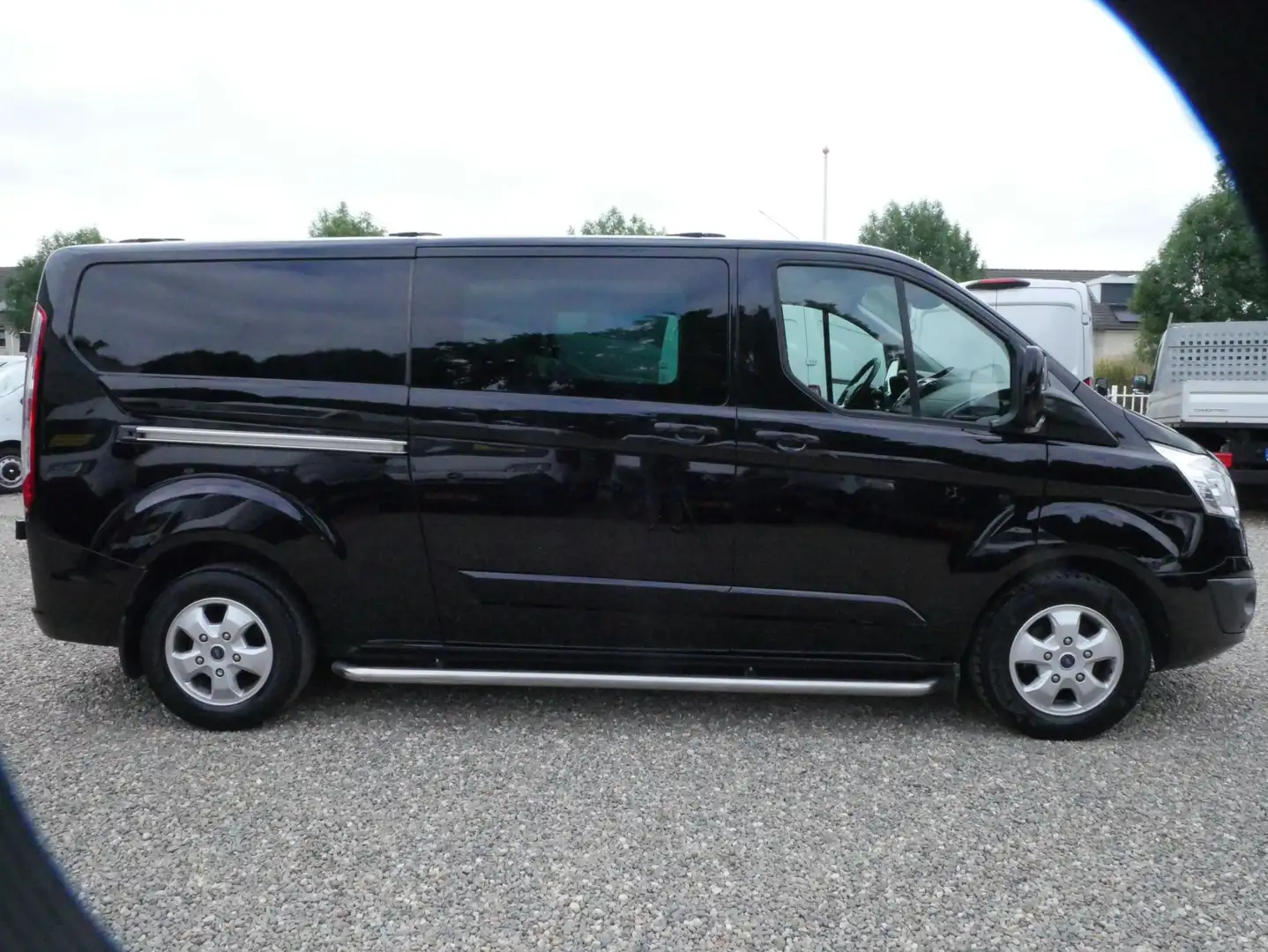 Ford Transit Custom 2.0 TDCI 170PK, L2H1, Limited, Dubbel cabine, Airc Noir - 2