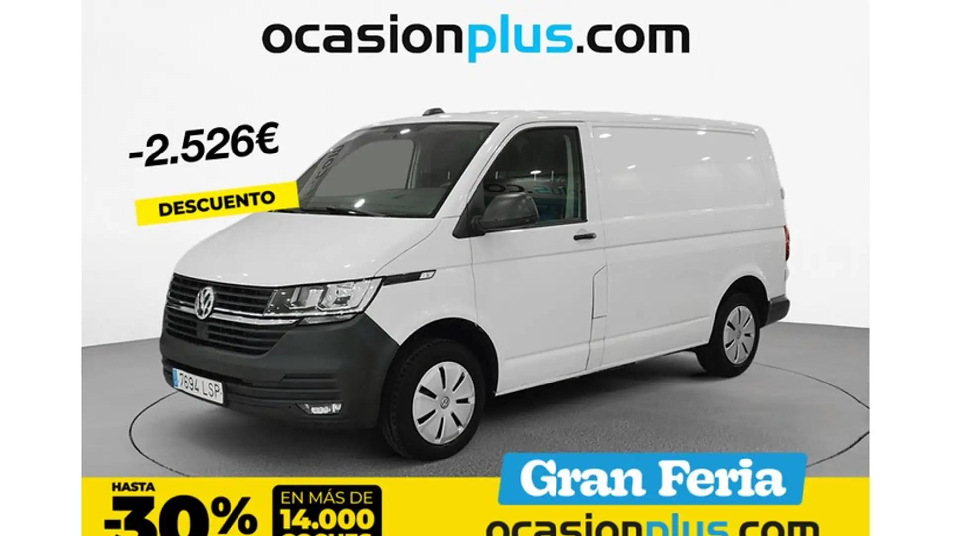 Volkswagen T6 Transporter Furgón 2.0TDI BMT 81kW Blanco - 1