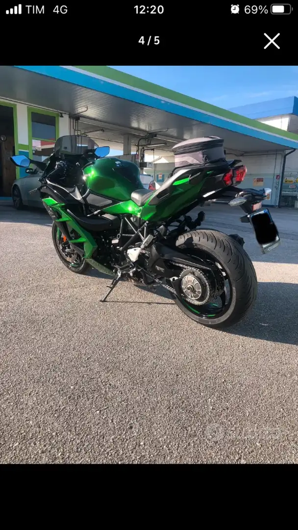 Kawasaki Ninja H2 zelena - 2