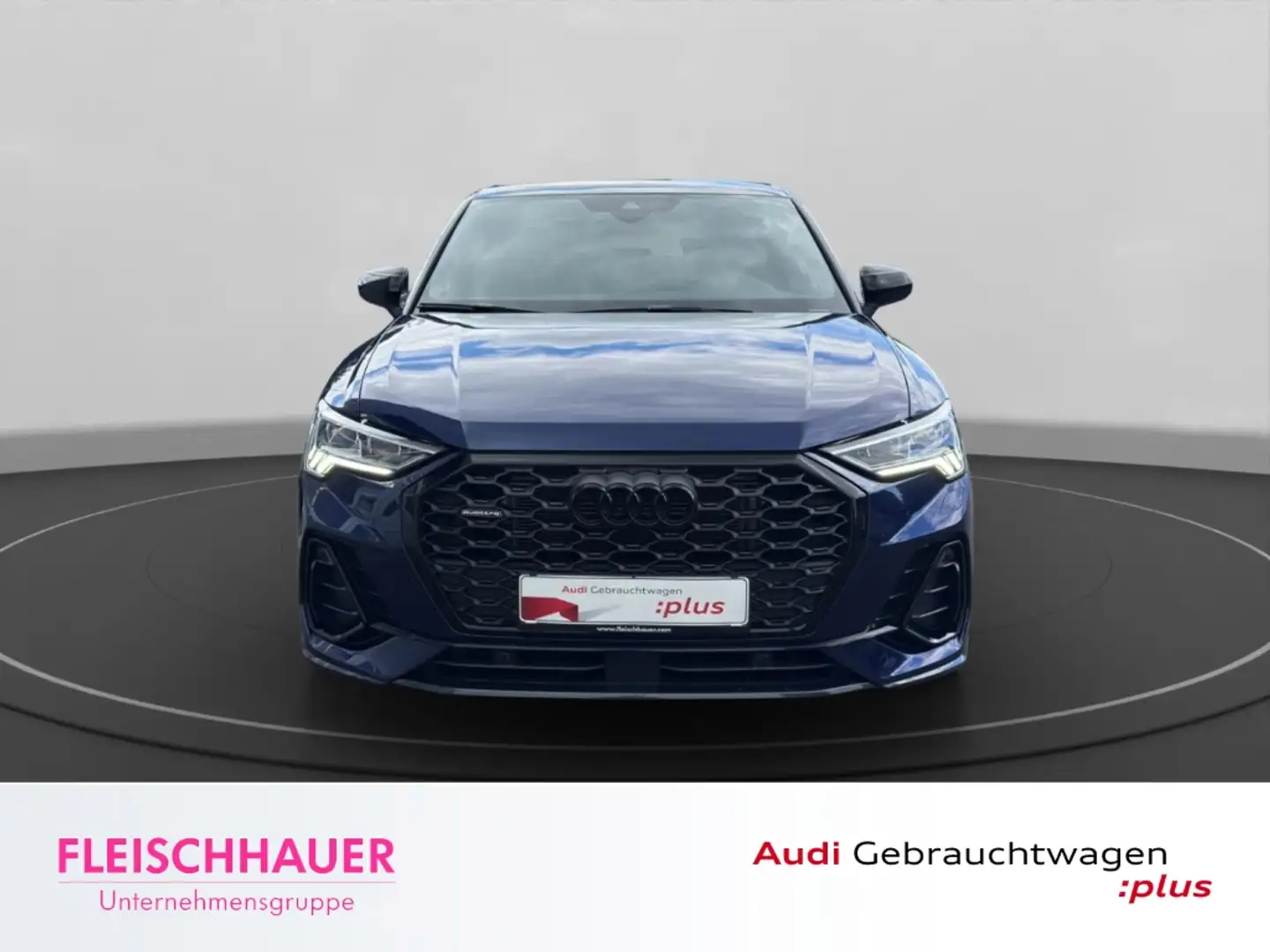 Audi Q3 Sportback 40 TFSI quattro S line Pano,StHz,AHK,Car Blau - 2