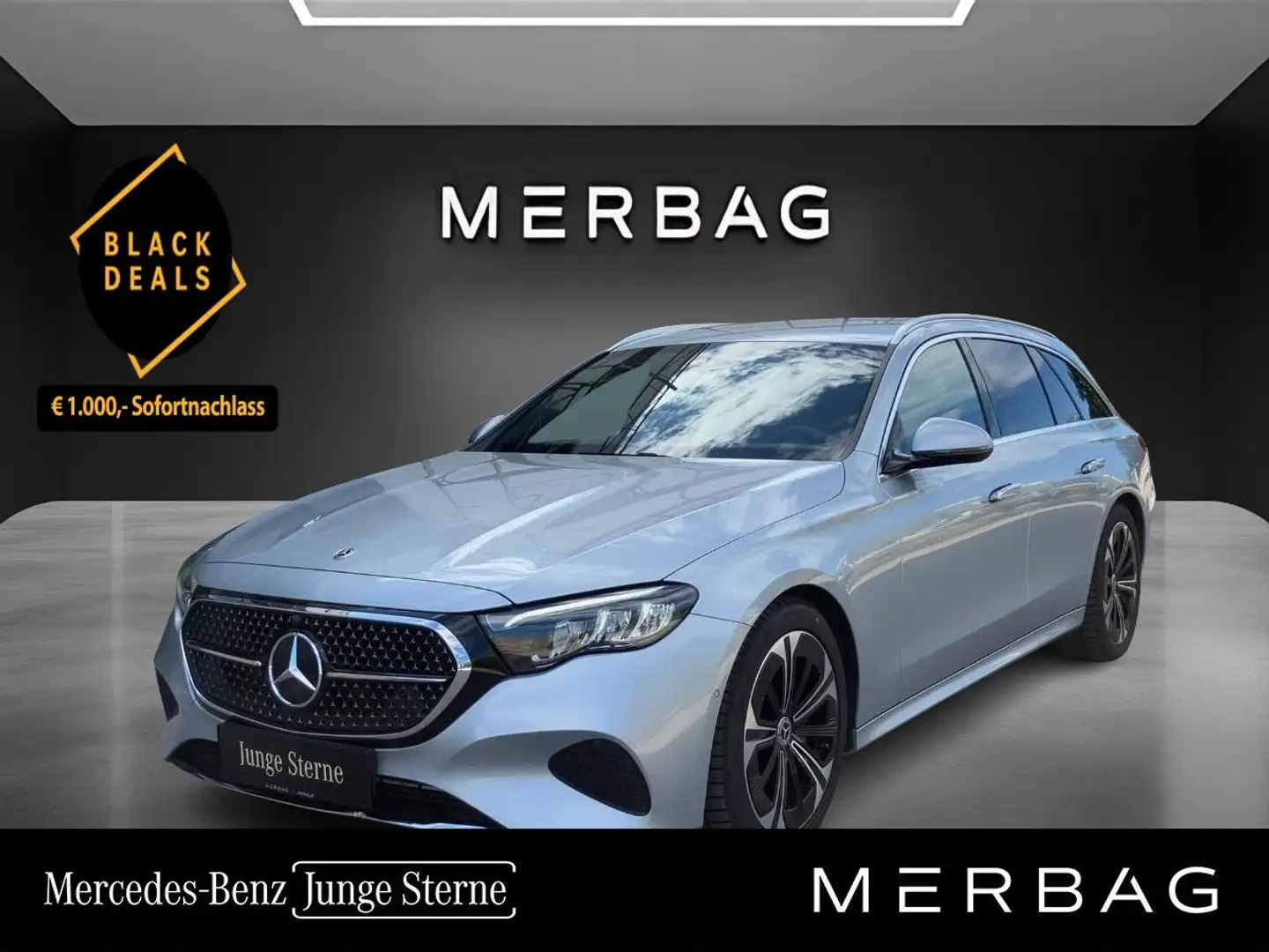 Mercedes-Benz E 300 de 4MATIC T-Modell mit EQ Hybrid Technologie Zilver - 1