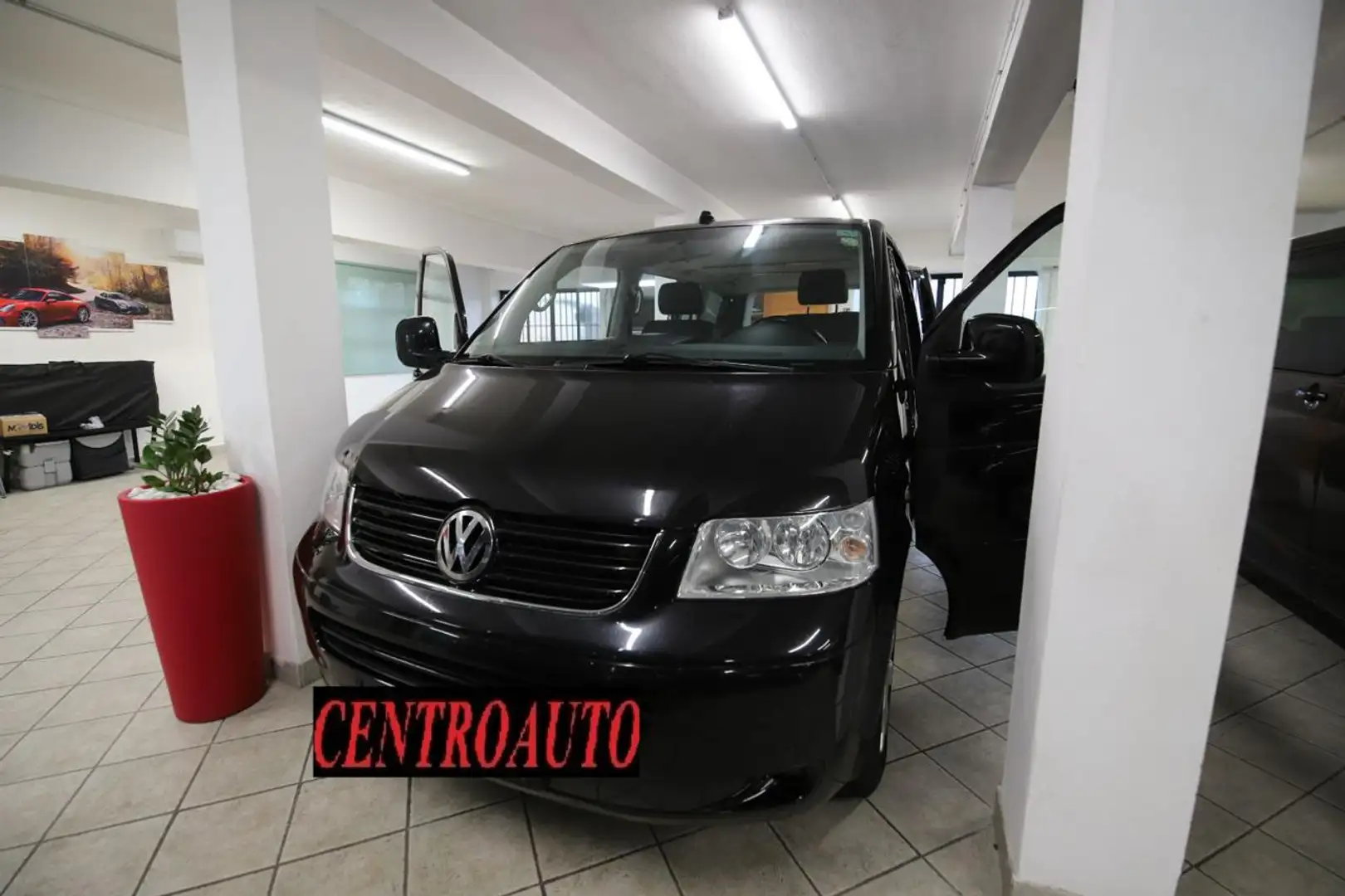 Volkswagen T5 VW T5 2.5 Tdi 131cv 7Posti Navi Klima G.traino Negro - 2