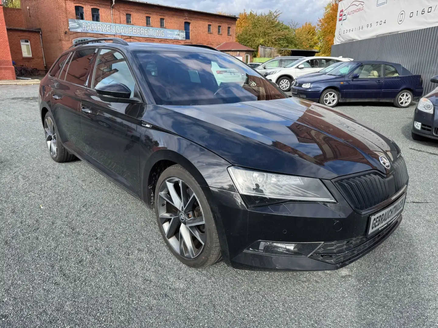 Skoda Superb Combi Sportline 2.0 TDI Noir - 1