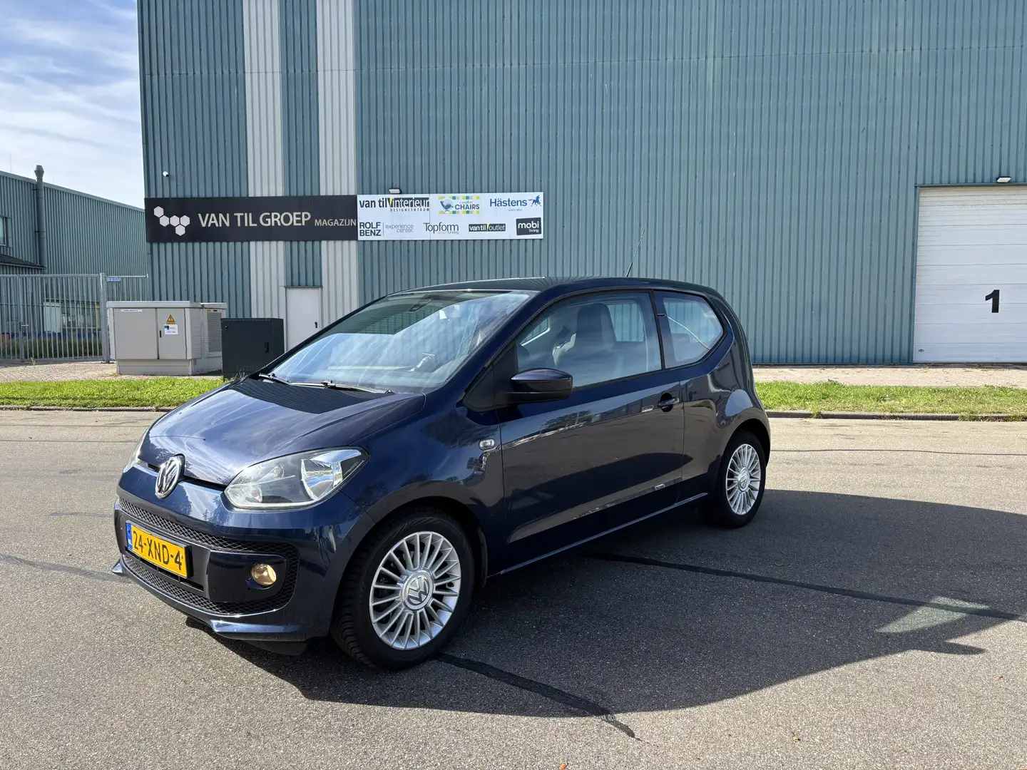 Volkswagen up! 1.0i high up! BlueMotion 60 PK. Zuinige en zeer fi Blu/Azzurro - 1