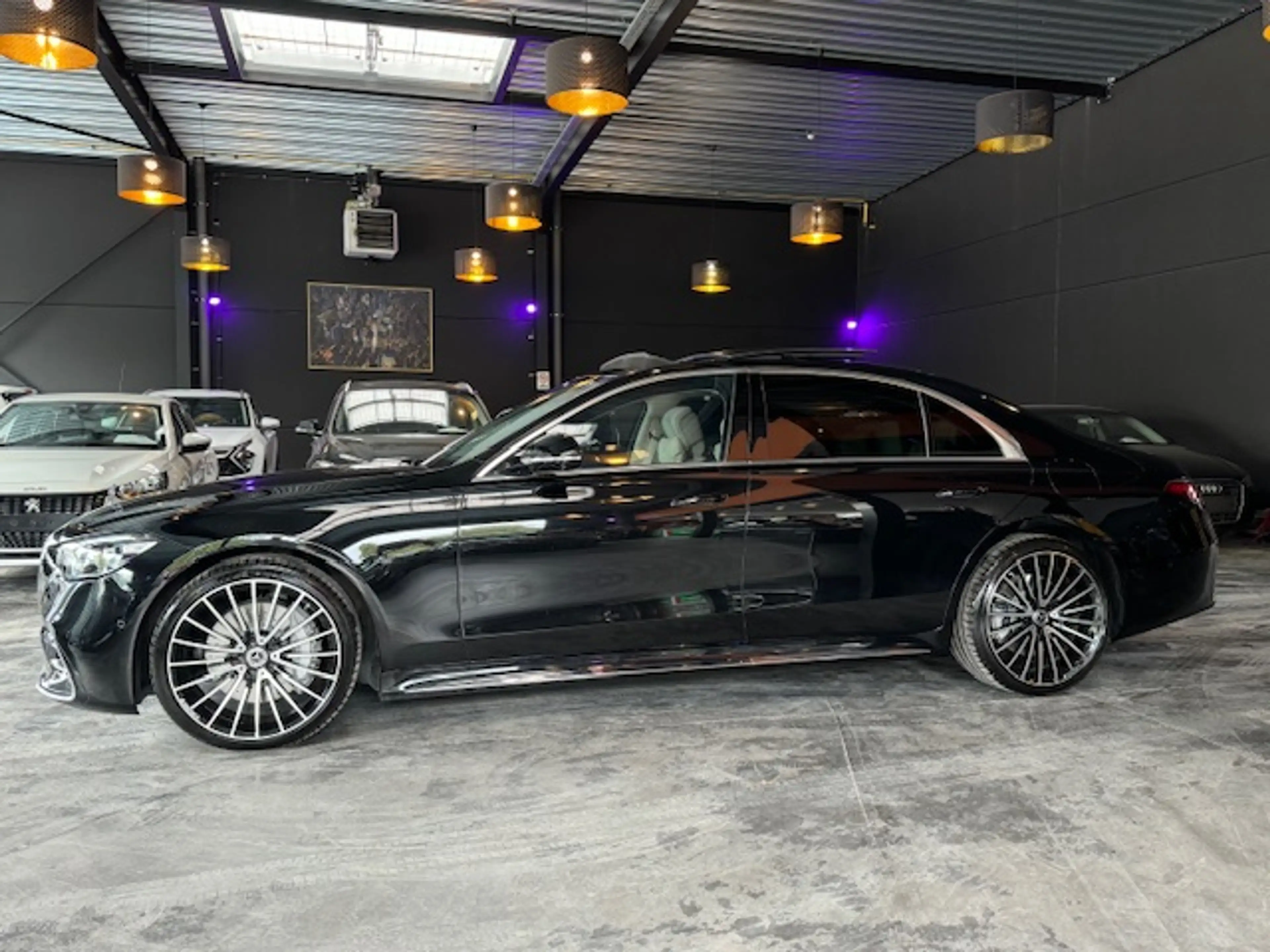 Mercedes-Benz S 450 e MHE - FULL OPTION - CUIR BLANC - JANTES 21P — photo 4