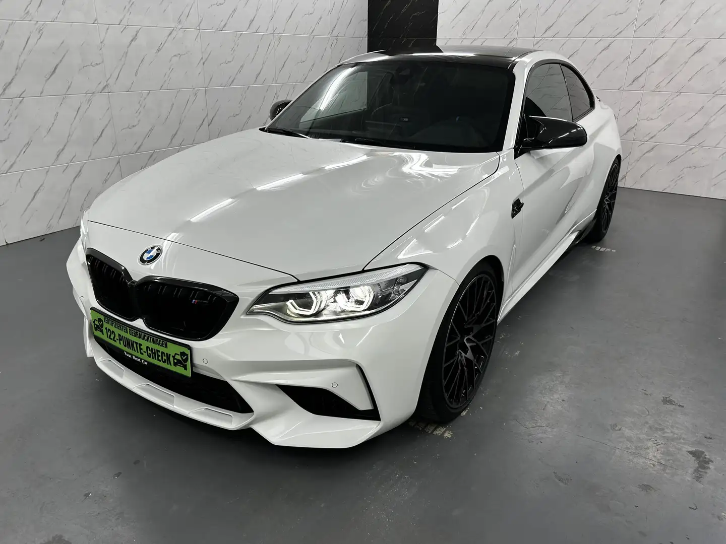 BMW M2 Competition+ACC+H&K+Keyless+Leder+LED+Kam+Nav Blanc - 1