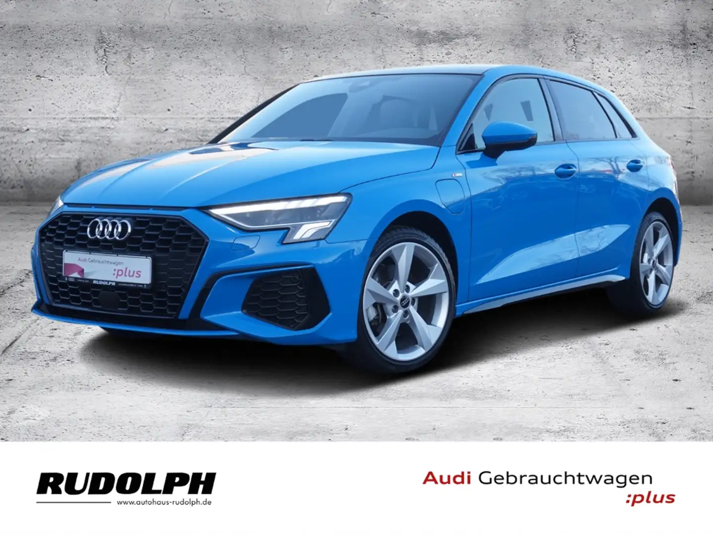 Audi A3 Sportback 40 TFSI e S line ACC LED Navi CarPlay PD Bleu - 2