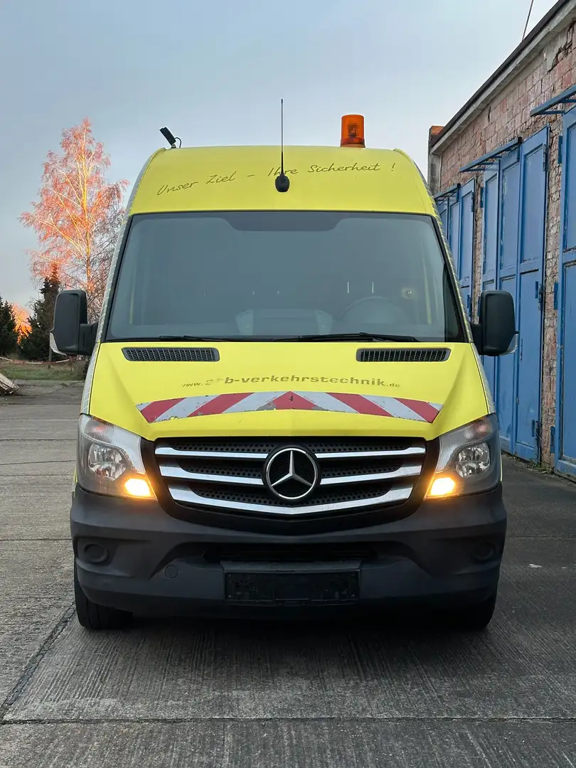 Mercedes-Benz Sprinter II Kasten 316 CDI 3,5t AHK Klima Navi FESTPREIS! Gelb - 2