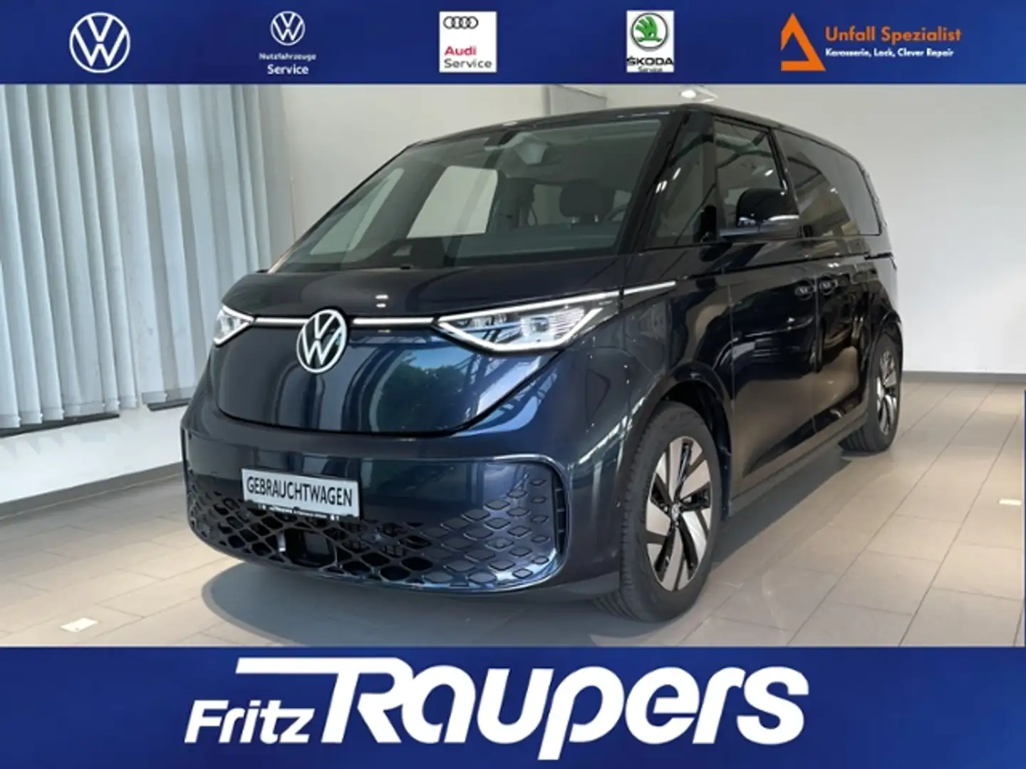 Volkswagen ID. Buzz Pro +AHK+Navi+Kamera+MatrixLED Modrá - 1
