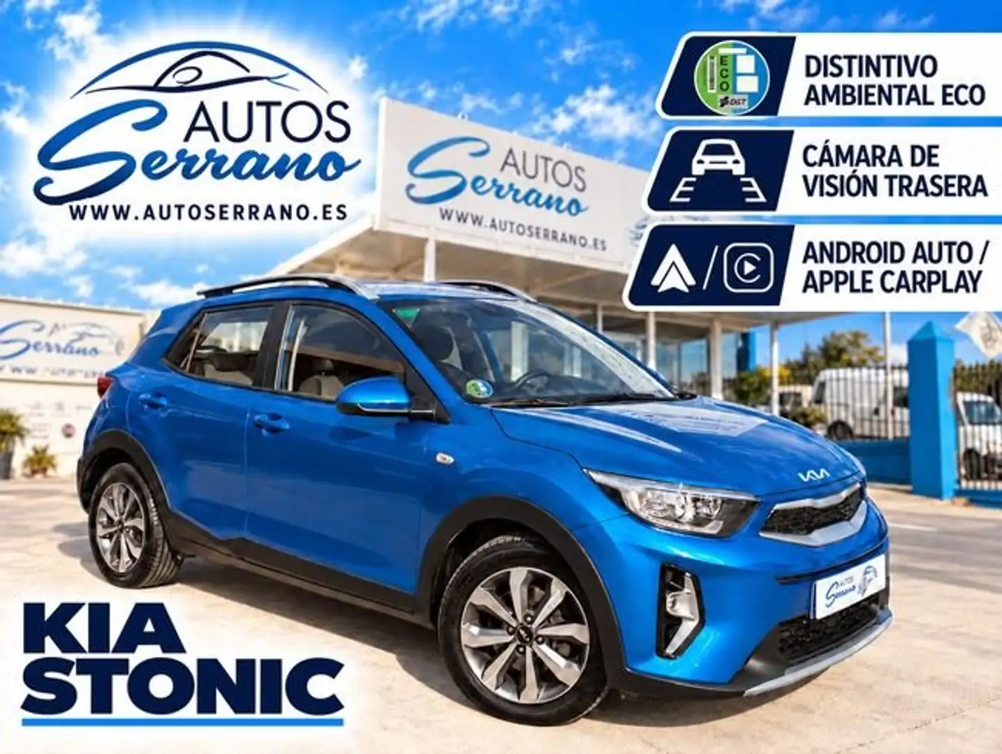Kia Stonic 1.0 T-GDi MHEV iMT 74 kW Azul - 1